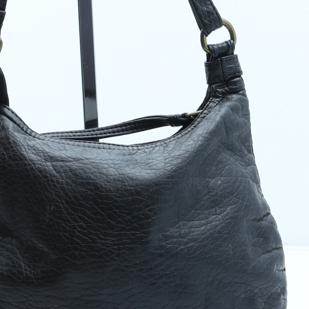 Marks and Spencer Womens Black Polyurethane Crossbody Size Small