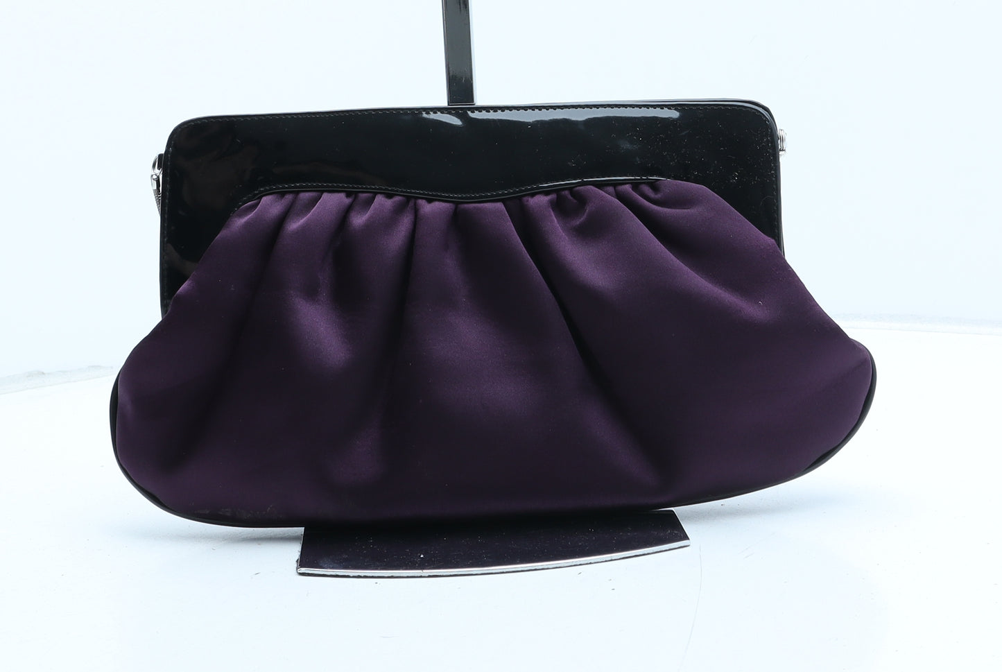 NEXT Womens Purple Polyester Clutch Size Small
