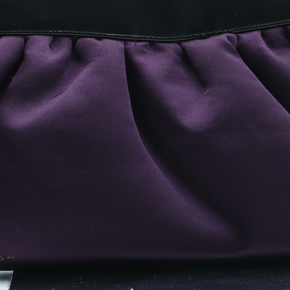 NEXT Womens Purple Polyester Clutch Size Small