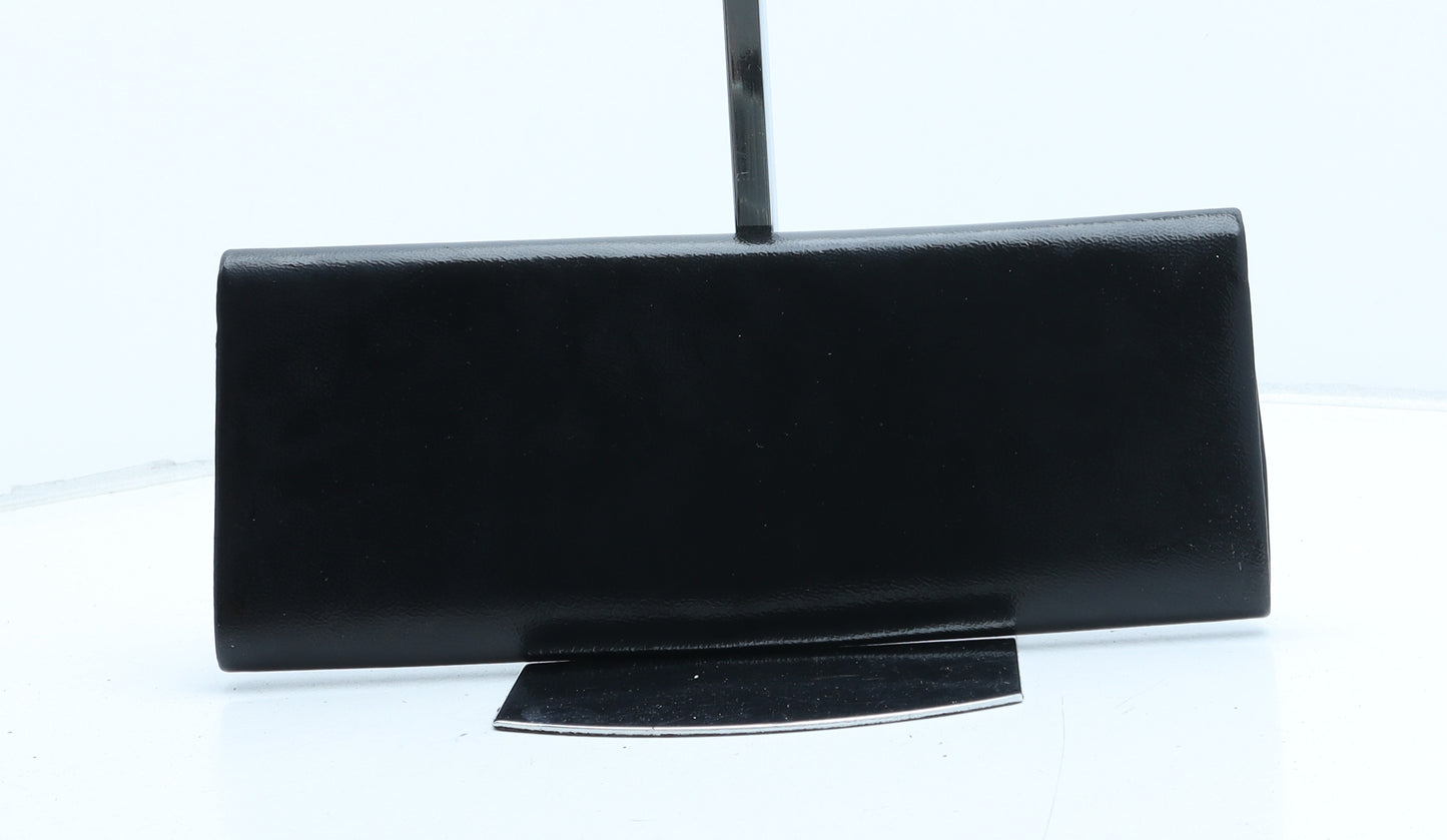 Next Womens Black Polyurethane Clutch Size Medium