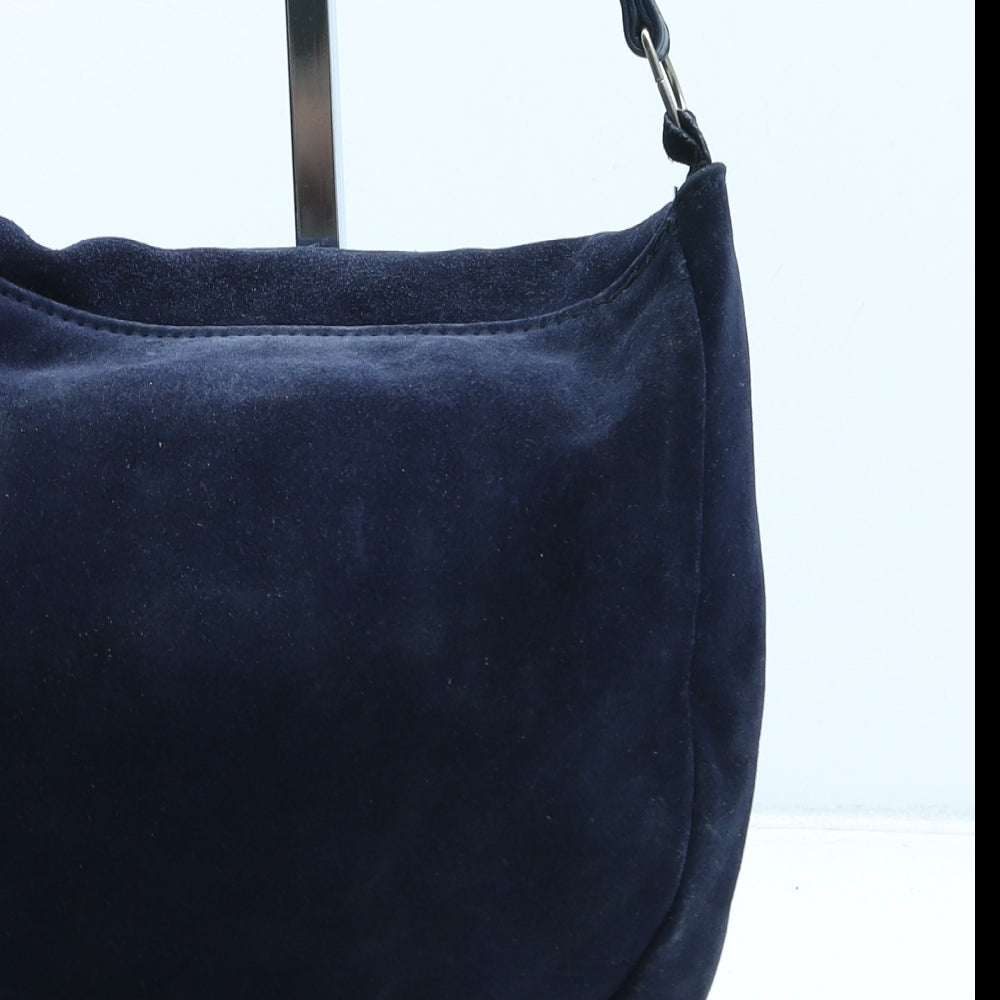 Preworn Womens Blue Polyester Crossbody Size Medium