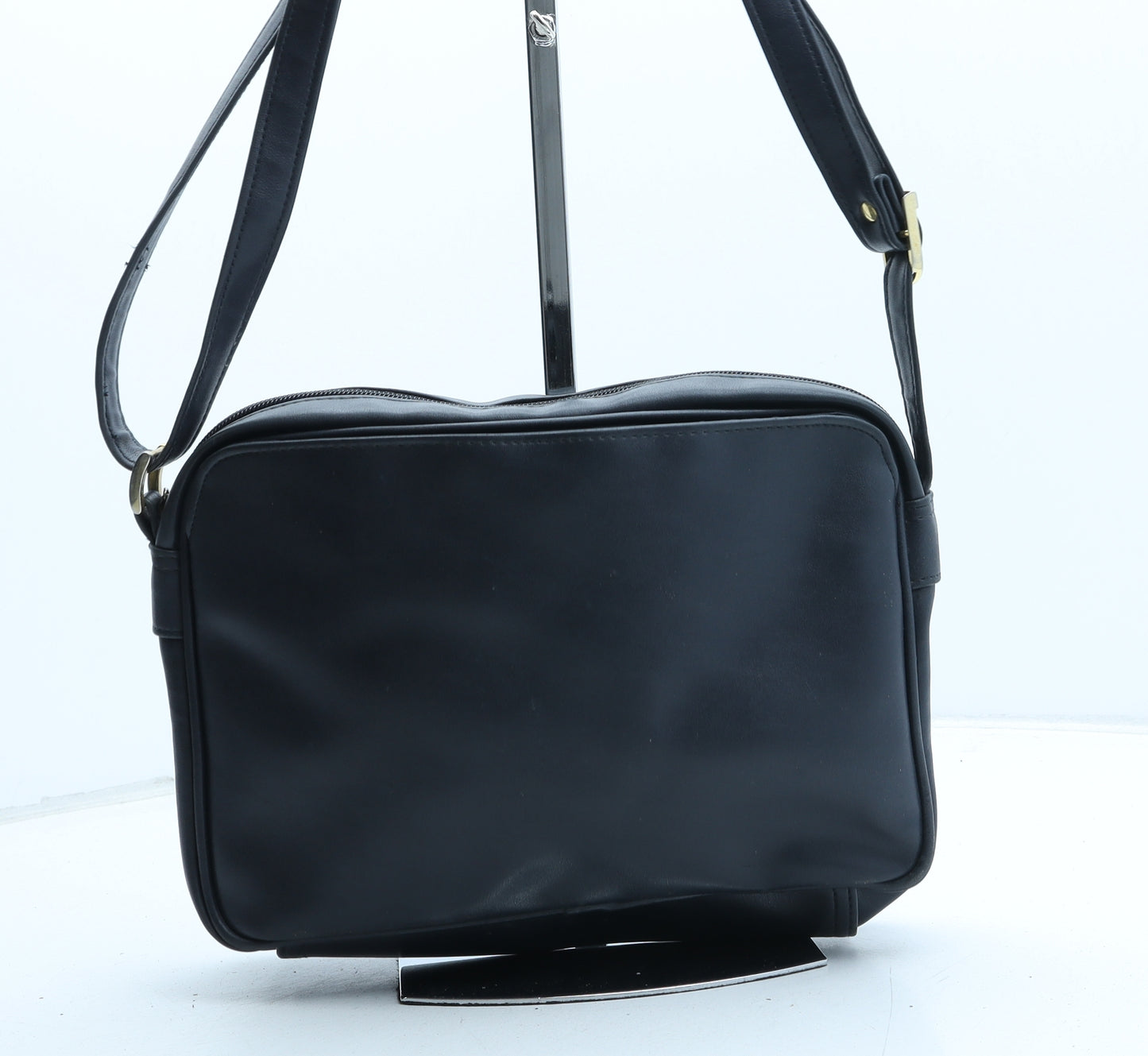 Holmewood Womens Blue Polyurethane Shoulder Bag Size Medium