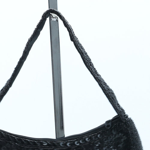 Boots Womens Black Polyester Top Handle Bag Size Small