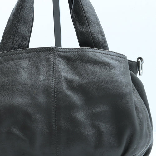 Ilex Womens Green Polyurethane Top Handle Bag Size Medium