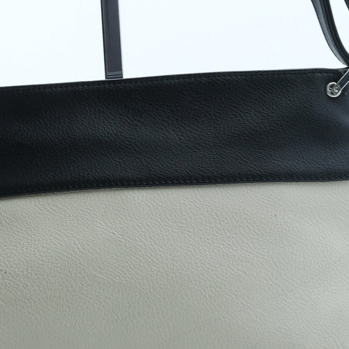 Marks and Spencer Womens Beige Colorblock Polyurethane Crossbody Size Medium