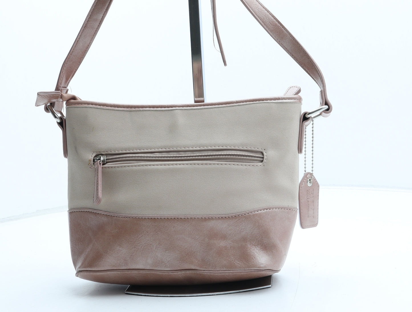 Envy Womens Pink Polyurethane Crossbody Size Small