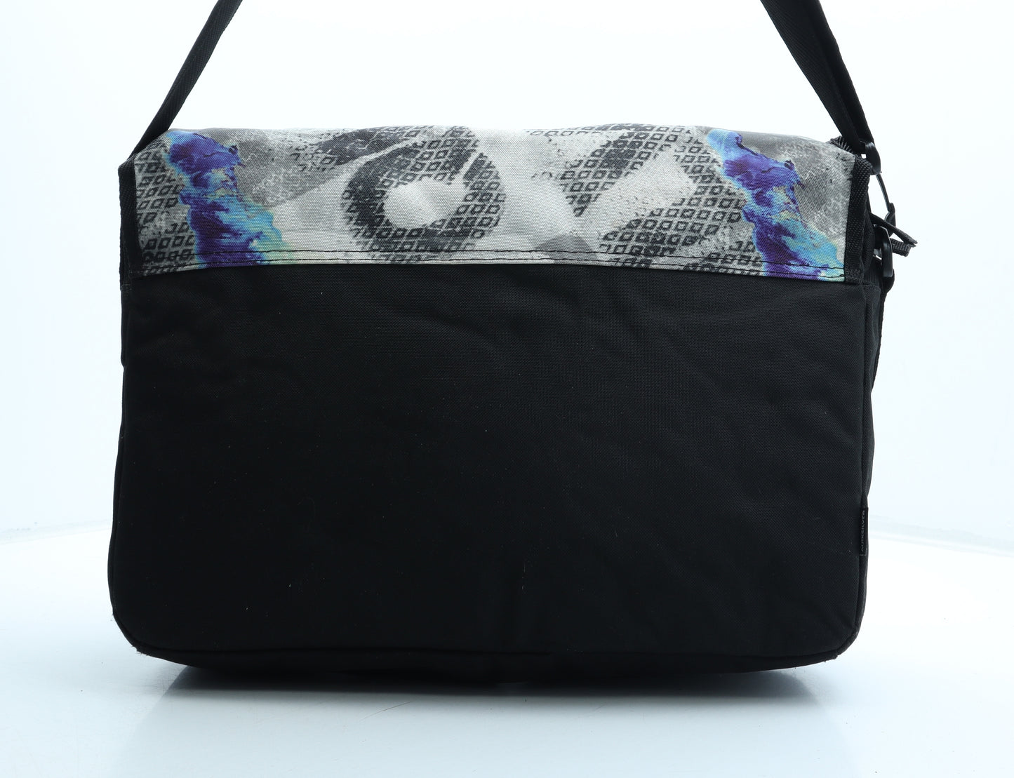Preworn Boys Multicoloured Geometric Polyester Crossbody Size Large Hook & Loop