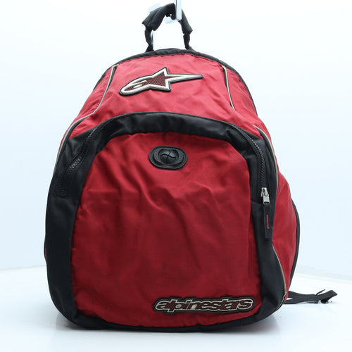 Alpinestars Mens Red Polyester Backpack Size Large - Logo