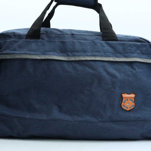 Classic Wear Mens Blue Polyester Duffle Size Large