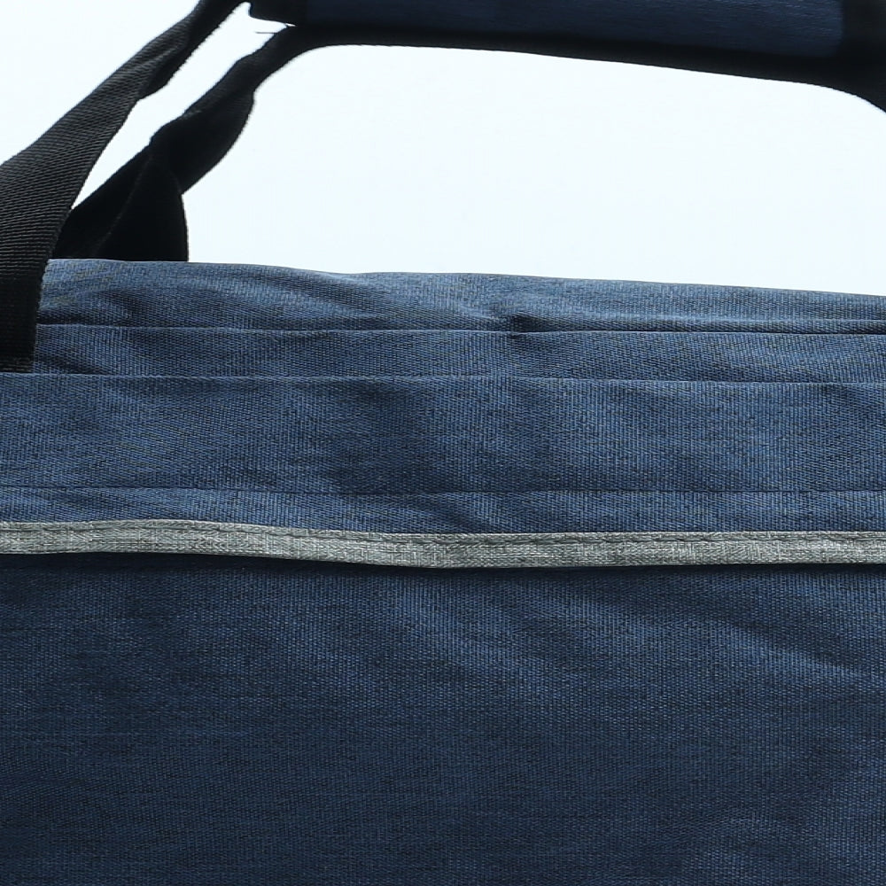 Classic Wear Mens Blue Polyester Duffle Size Large