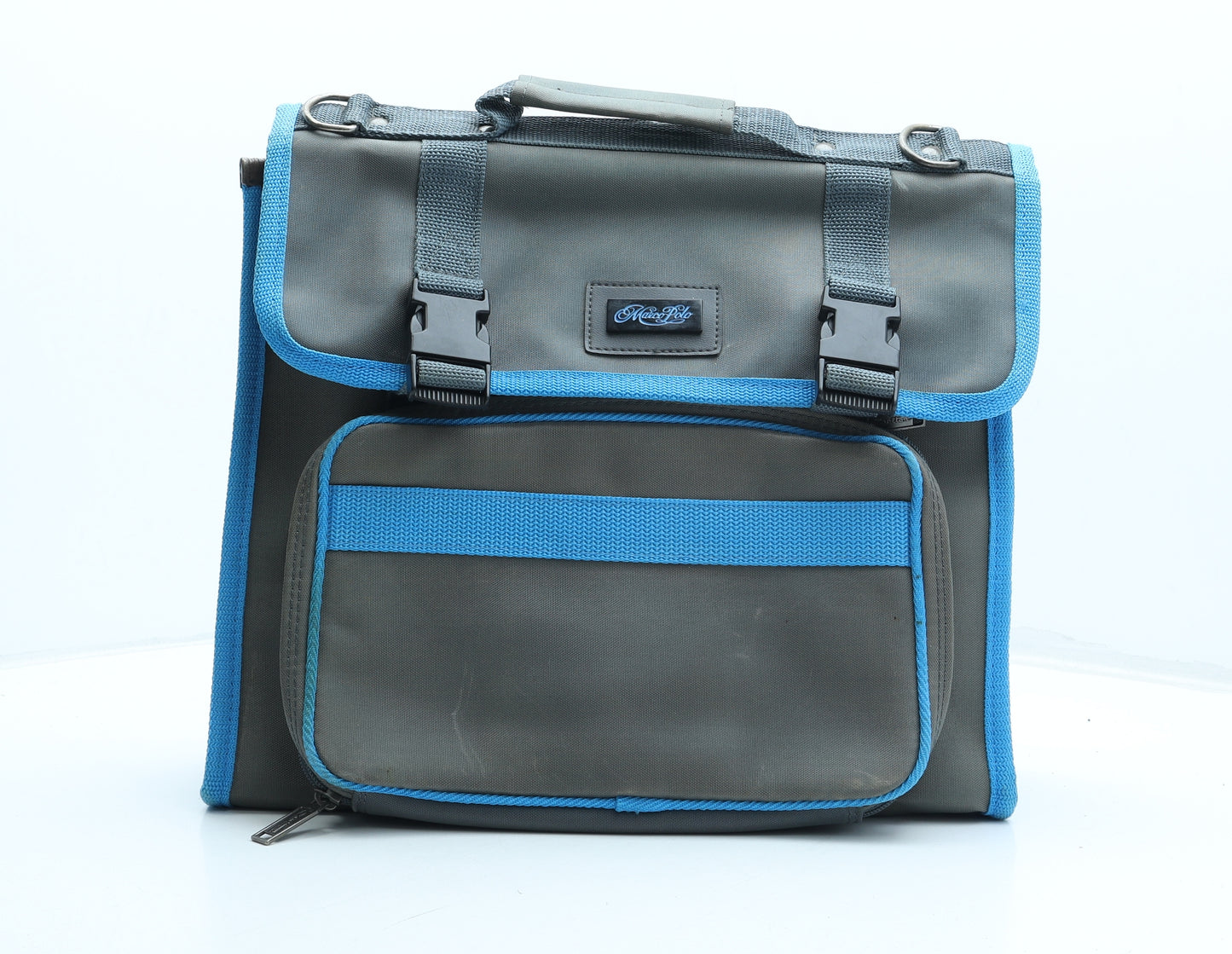 Marco & Polo Mens Grey Polyester Satchel Size Medium