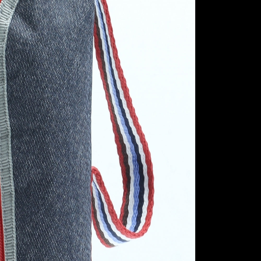 Baling Budai Womens Blue Cotton Top Handle Bag Size Small