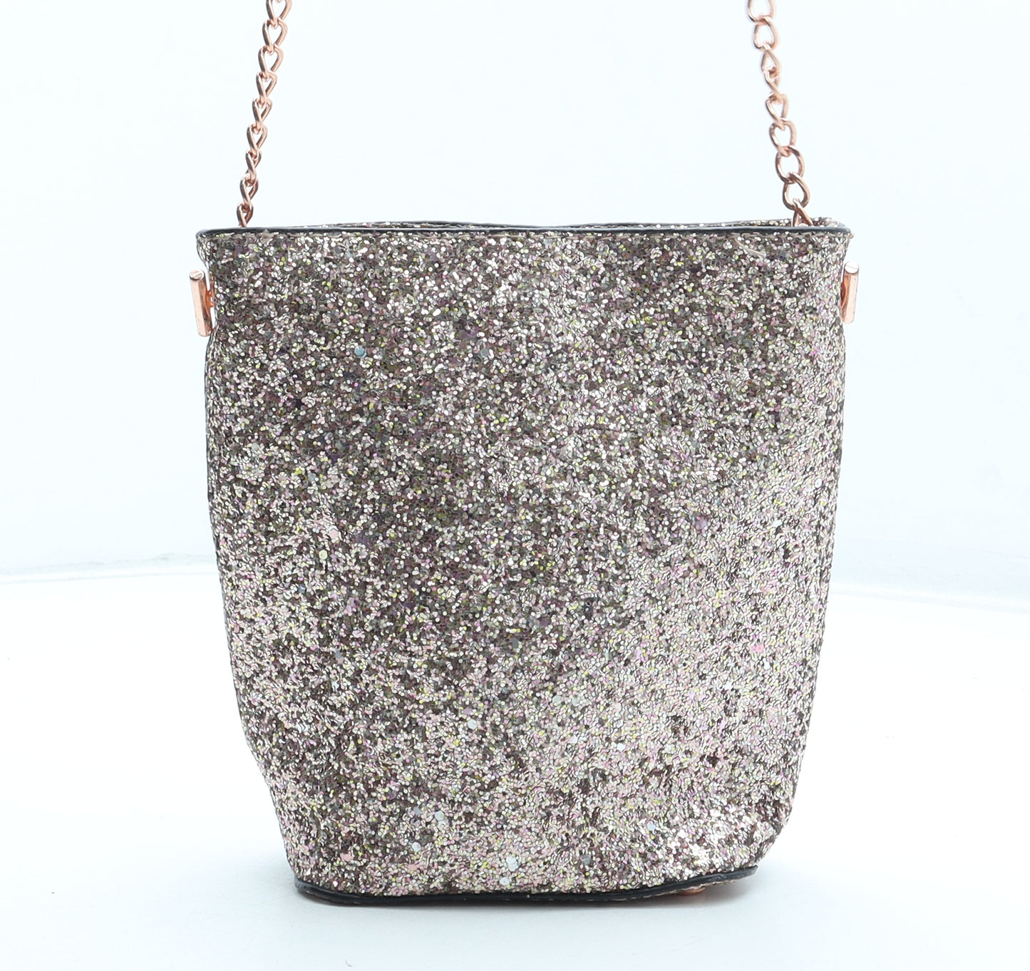 New Look Womens Pink Polyester Shoulder Bag Size Small