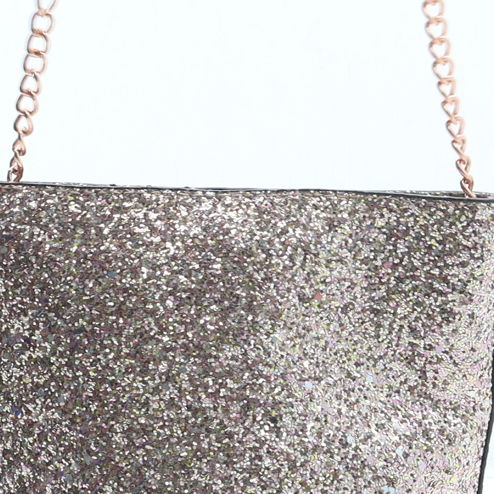 New Look Womens Pink Polyester Shoulder Bag Size Small