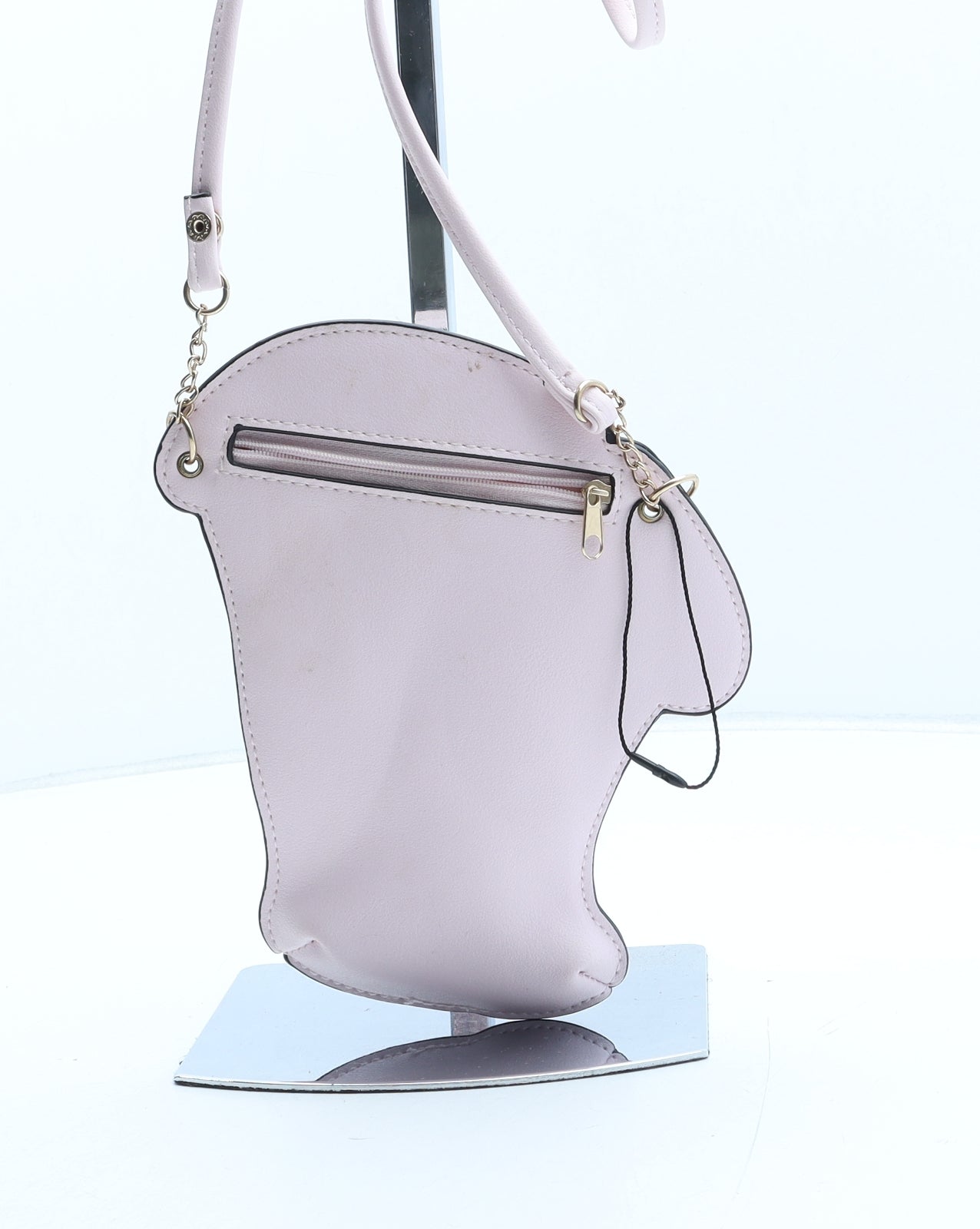 Primark Womens Pink Polyurethane Crossbody Size Small - Chip. Beauty And The Beast