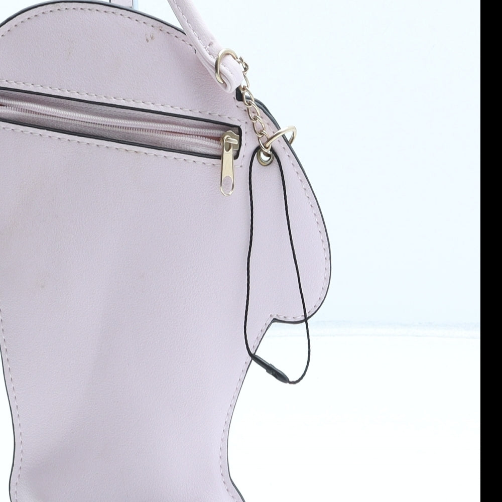 Primark Womens Pink Polyurethane Crossbody Size Small - Chip. Beauty And The Beast