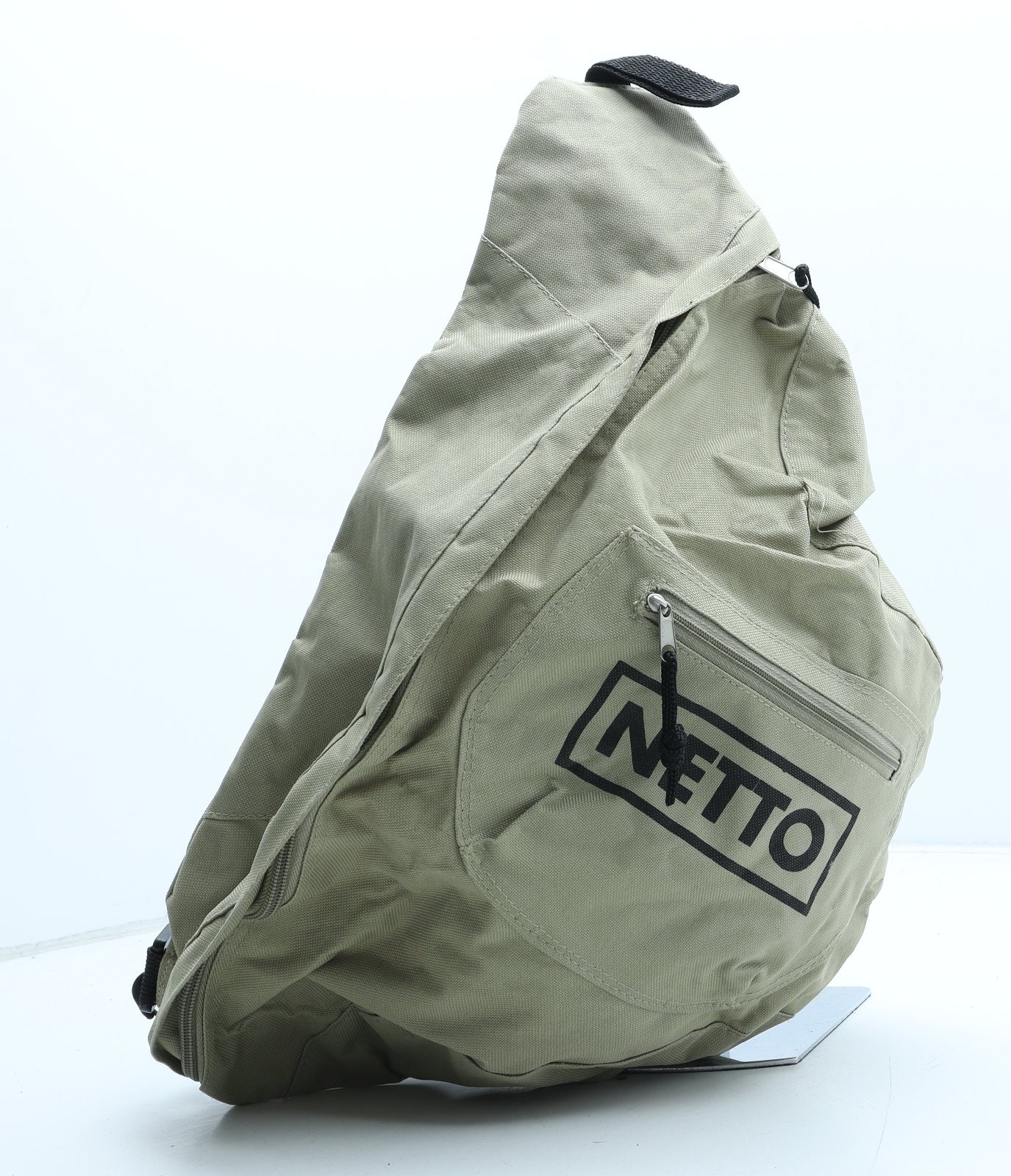 Netto Mens Green Polyester Backpack Size Large