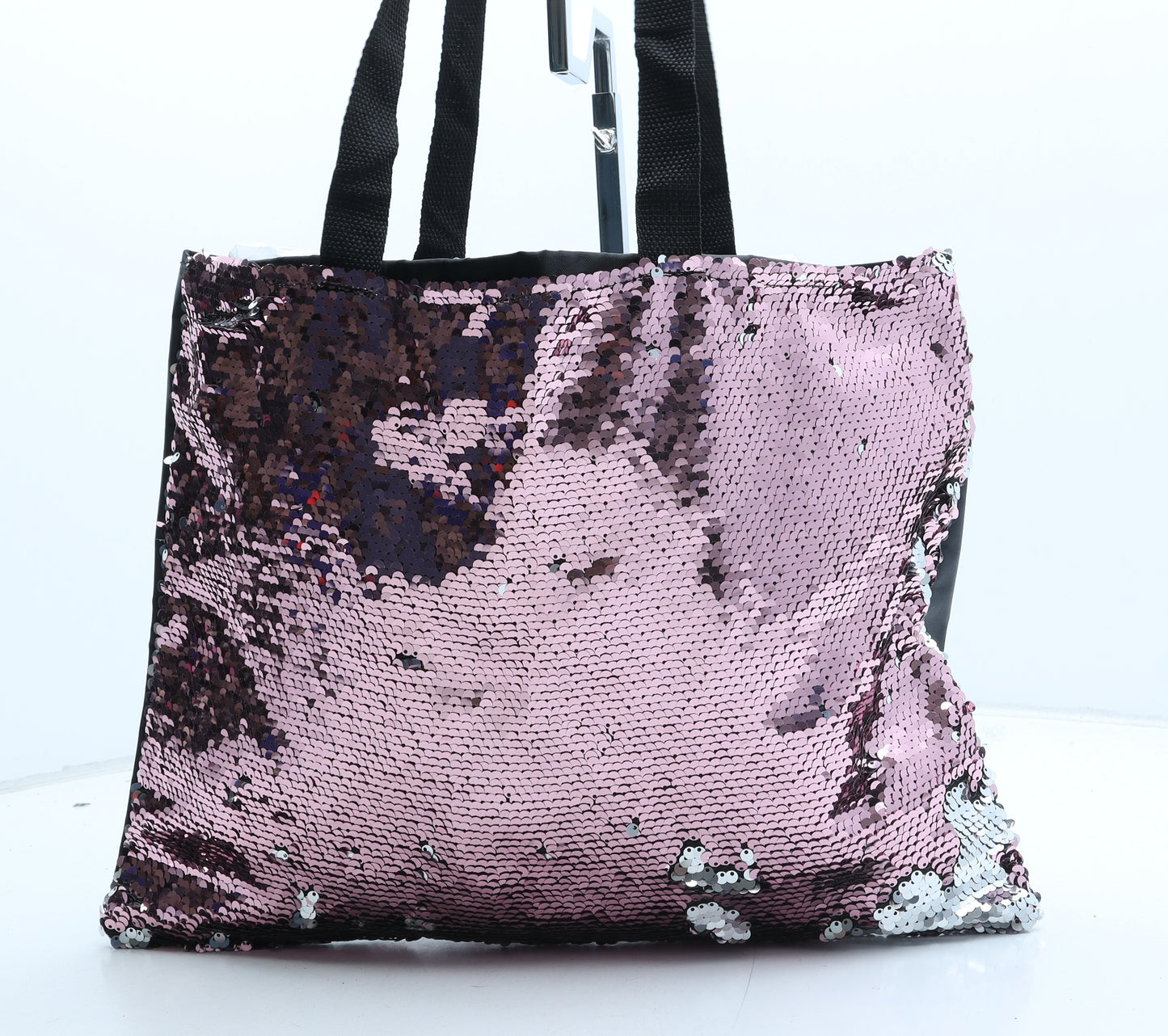 Preworn Womens Pink Polyester Tote Size Medium