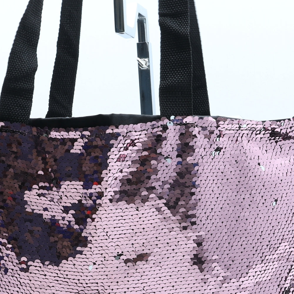 Preworn Womens Pink Polyester Tote Size Medium
