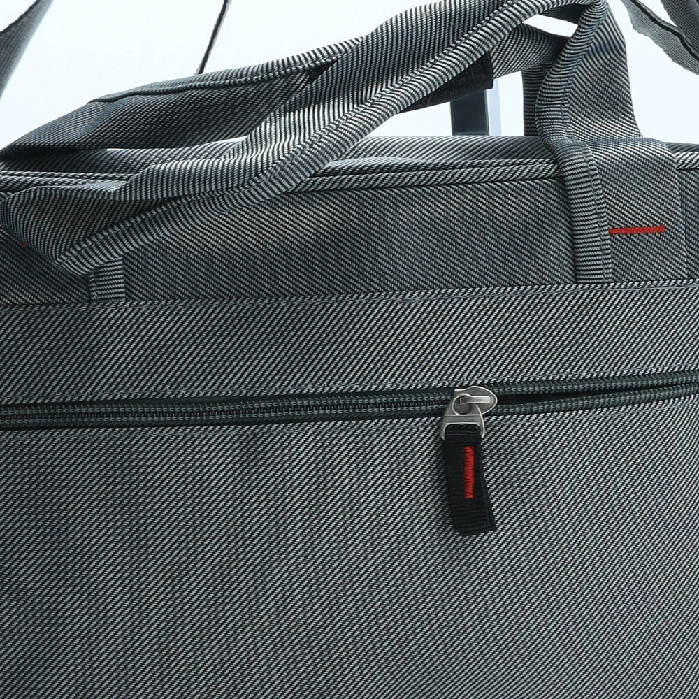 Lu Dong Hao Mens Grey Polyester Crossbody Size Medium