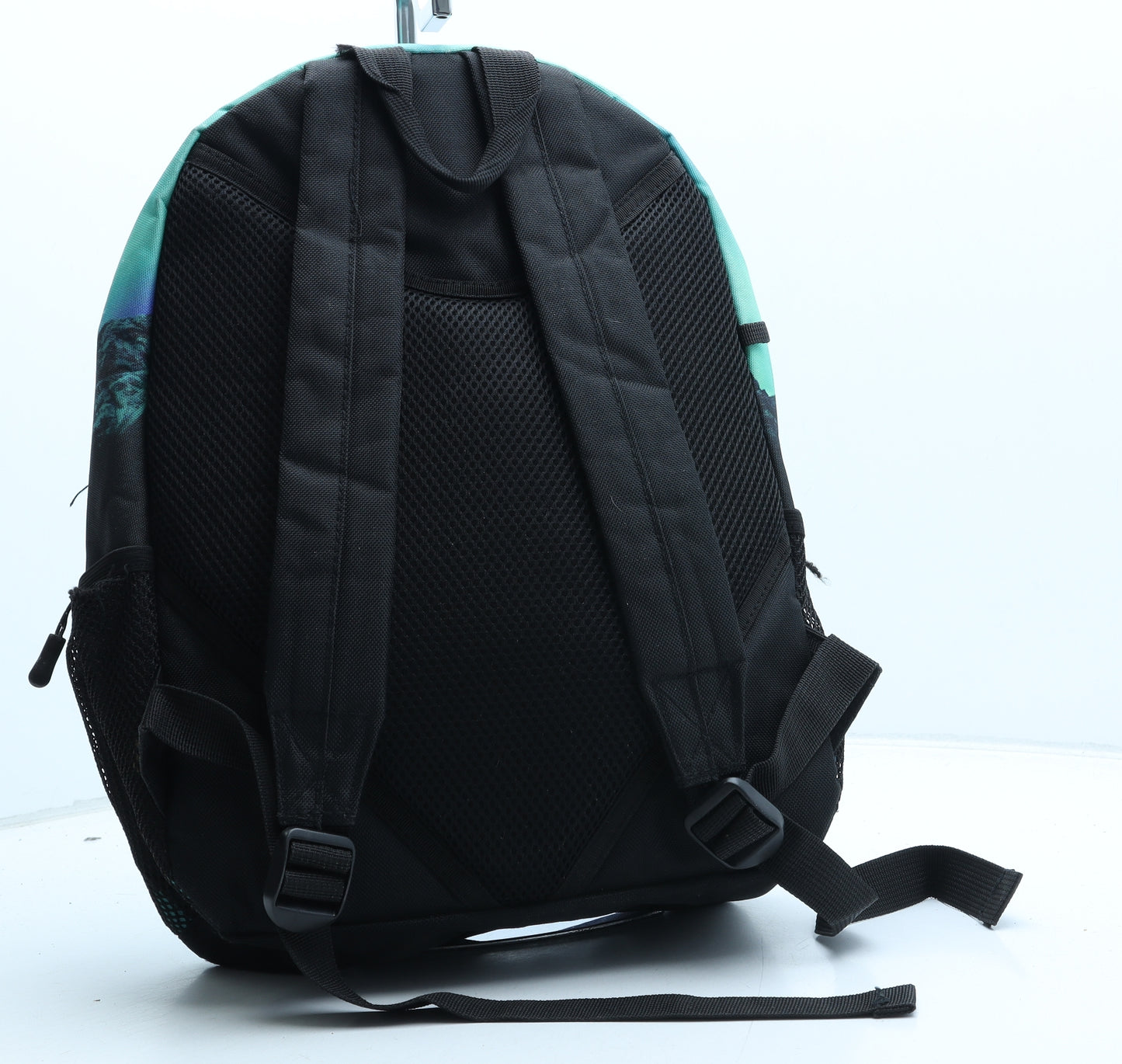 Hot Tuna Boys Green Geometric Polyester Backpack Size Medium Zip