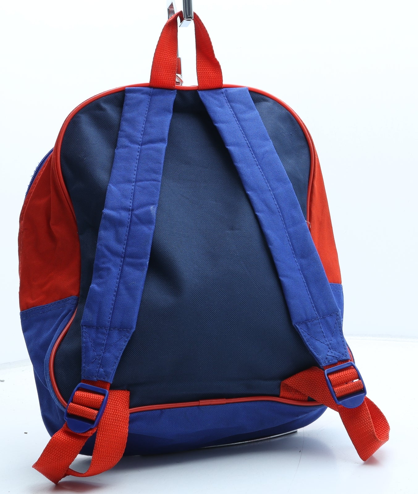 Spiderman Boys Blue Polyester Backpack Size Medium Zip