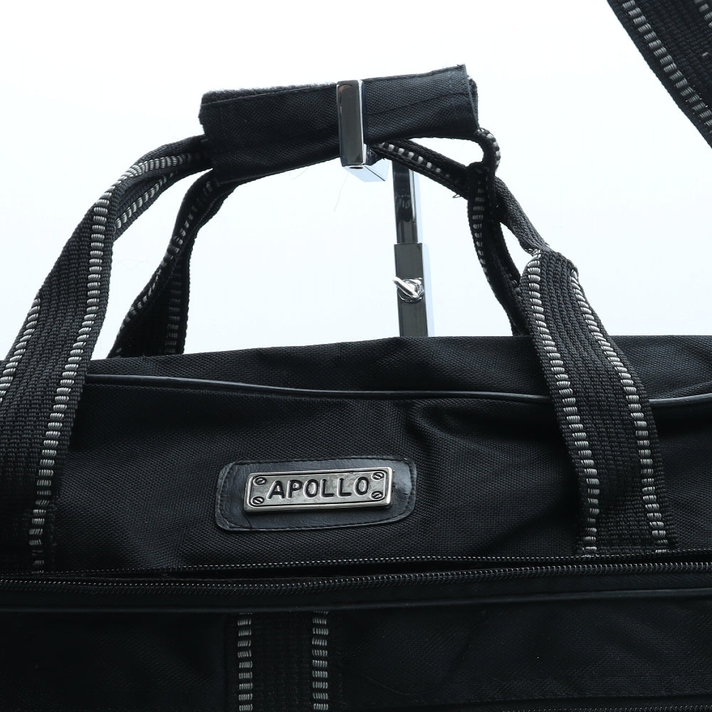 Apollo Mens Black Polyester Crossbody Size Extra Large