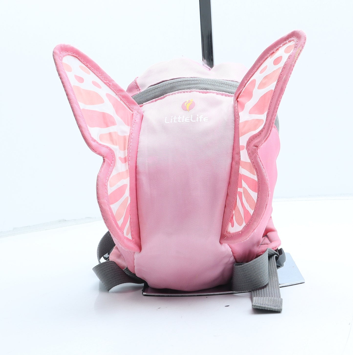 LittleLife Girls Pink Polyester Backpack Size Small Zip - Butterflies