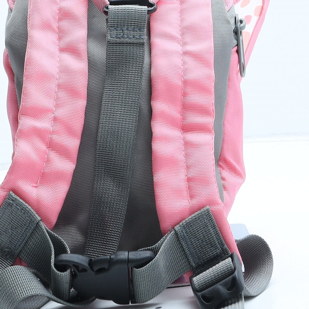 LittleLife Girls Pink Polyester Backpack Size Small Zip - Butterflies