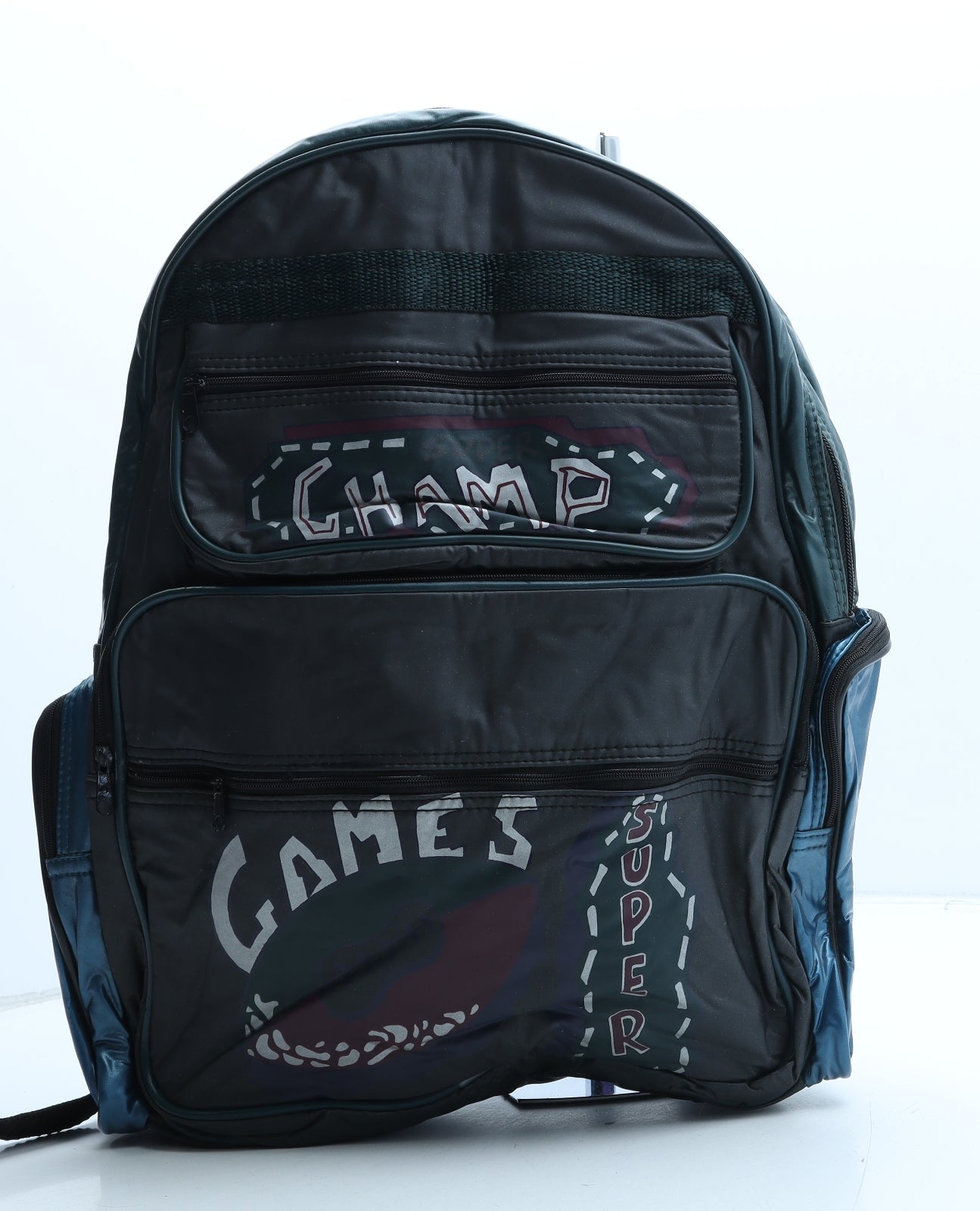 Champ Mens Multicoloured Polyurethane Backpack Size Medium