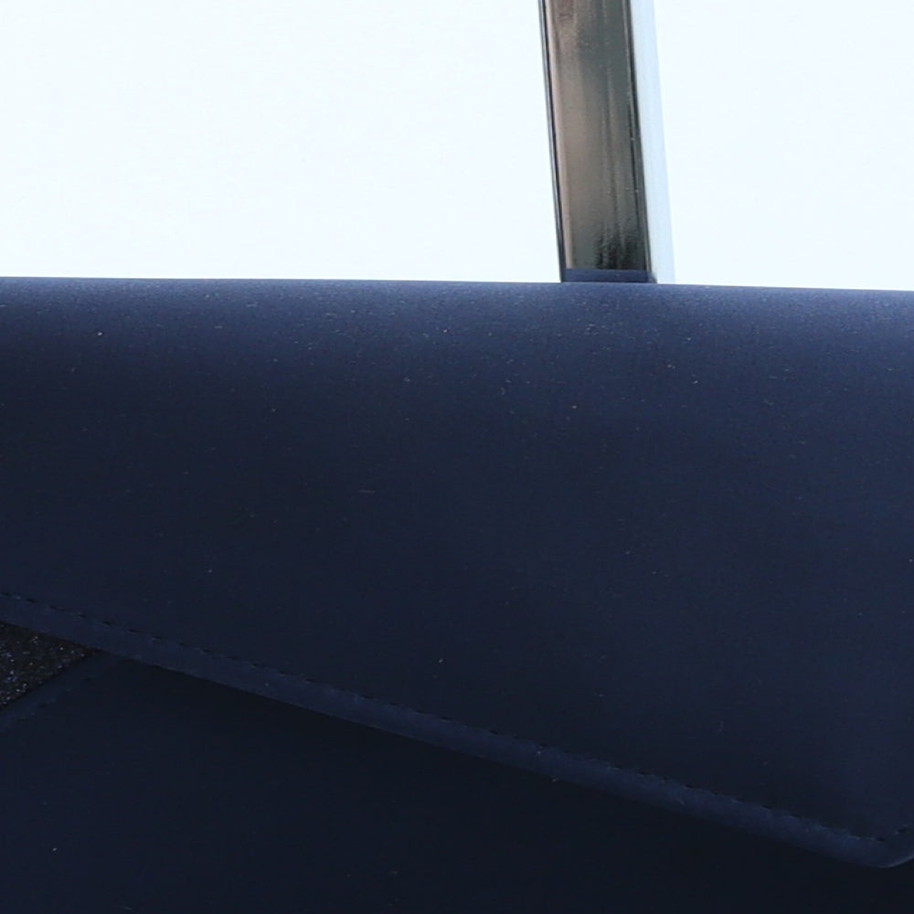 Debut Womens Blue Polyester Clutch Size Small