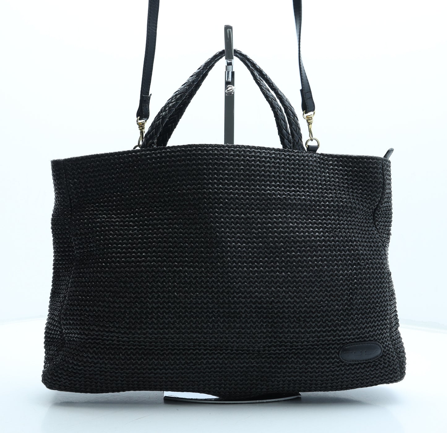 Tula Womens Black Polyester Hobo Bag Size Medium