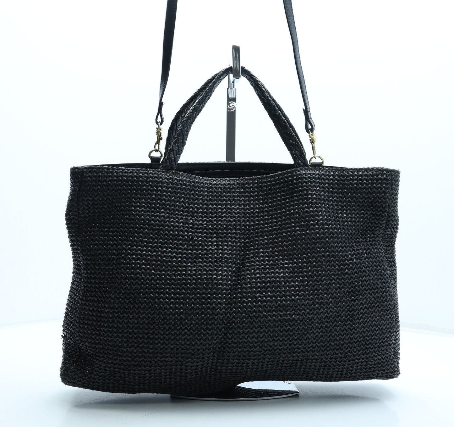 Tula Womens Black Polyester Hobo Bag Size Medium