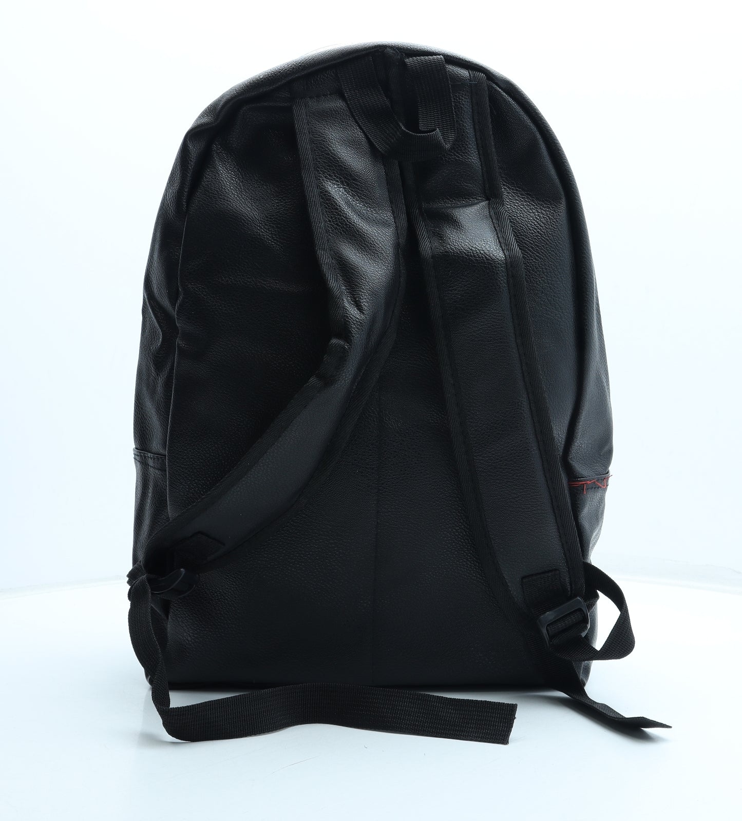 Preworn Womens Black Polyurethane Backpack Size Large - American Flag