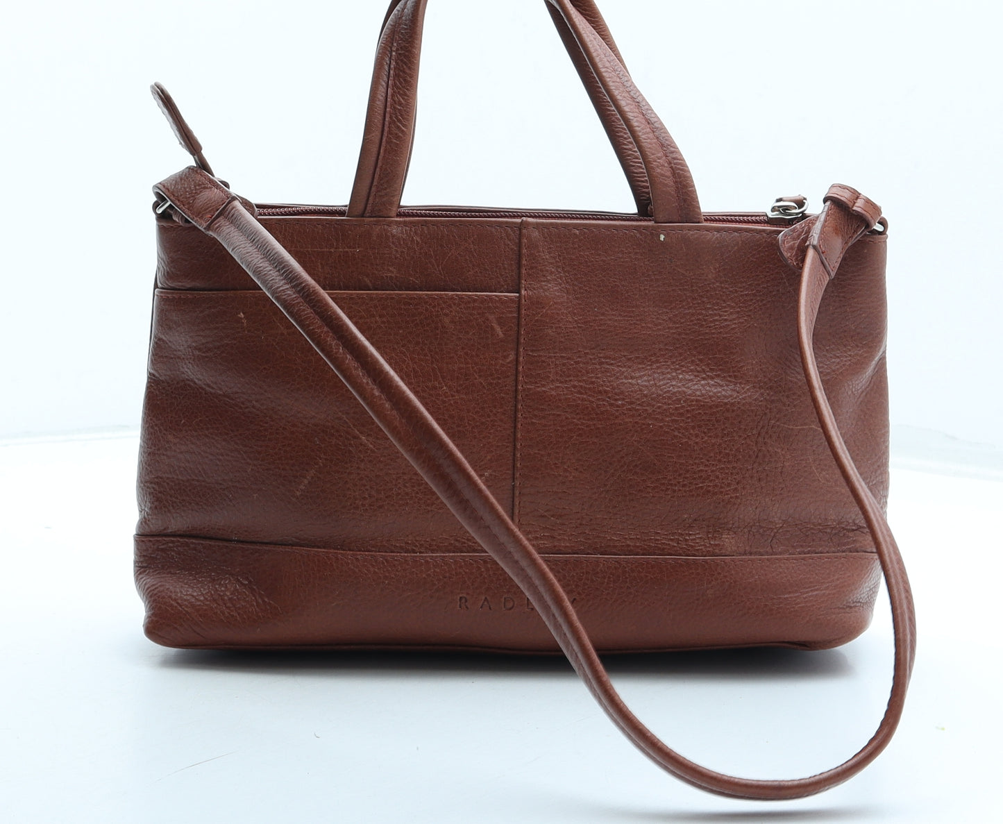 Radley Womens Brown Leather Shoulder Bag Size Small