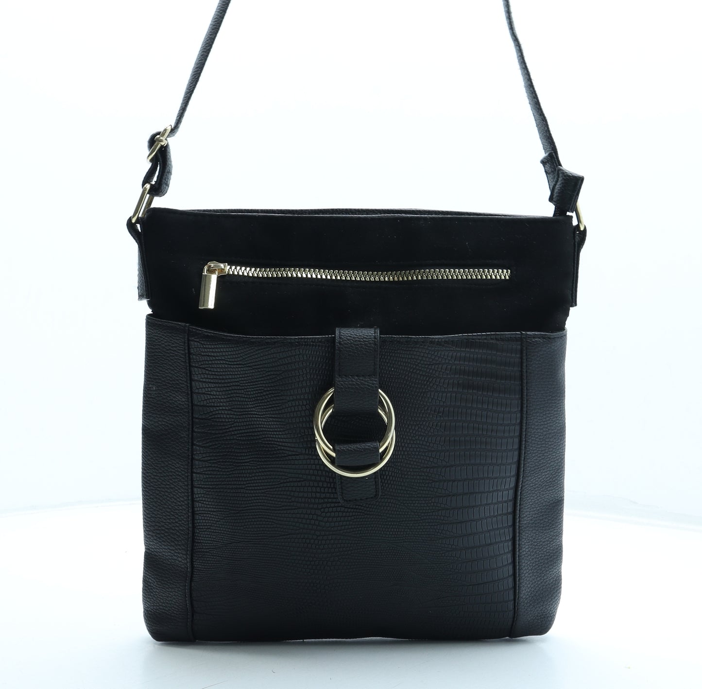 Primark Womens Black Polyester Shoulder Bag Size Small