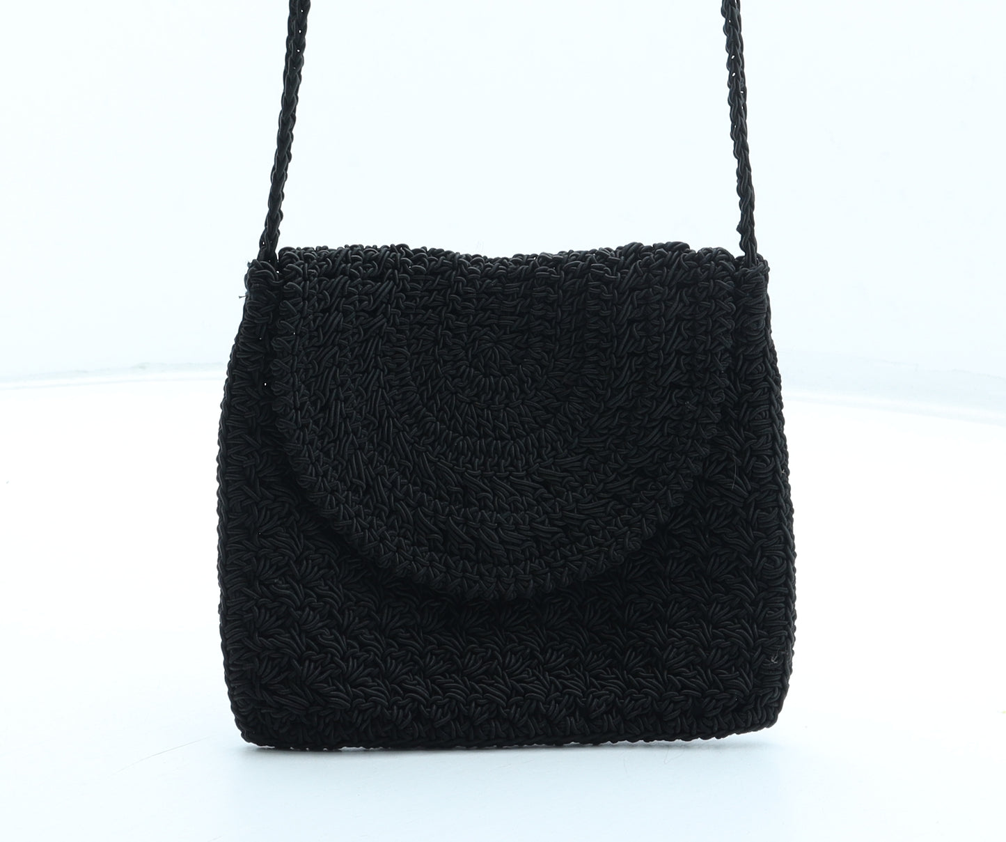 NEXT Womens Black Nylon Shoulder Bag Size Small