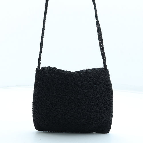 NEXT Womens Black Nylon Shoulder Bag Size Small