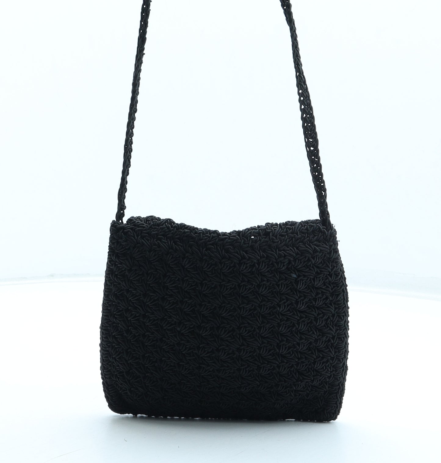 NEXT Womens Black Nylon Shoulder Bag Size Small