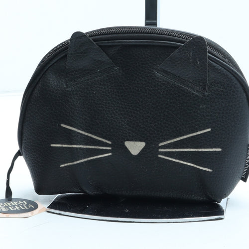 Binky & Bella Womens Black Polyurethane Clutch Size Small - Cat