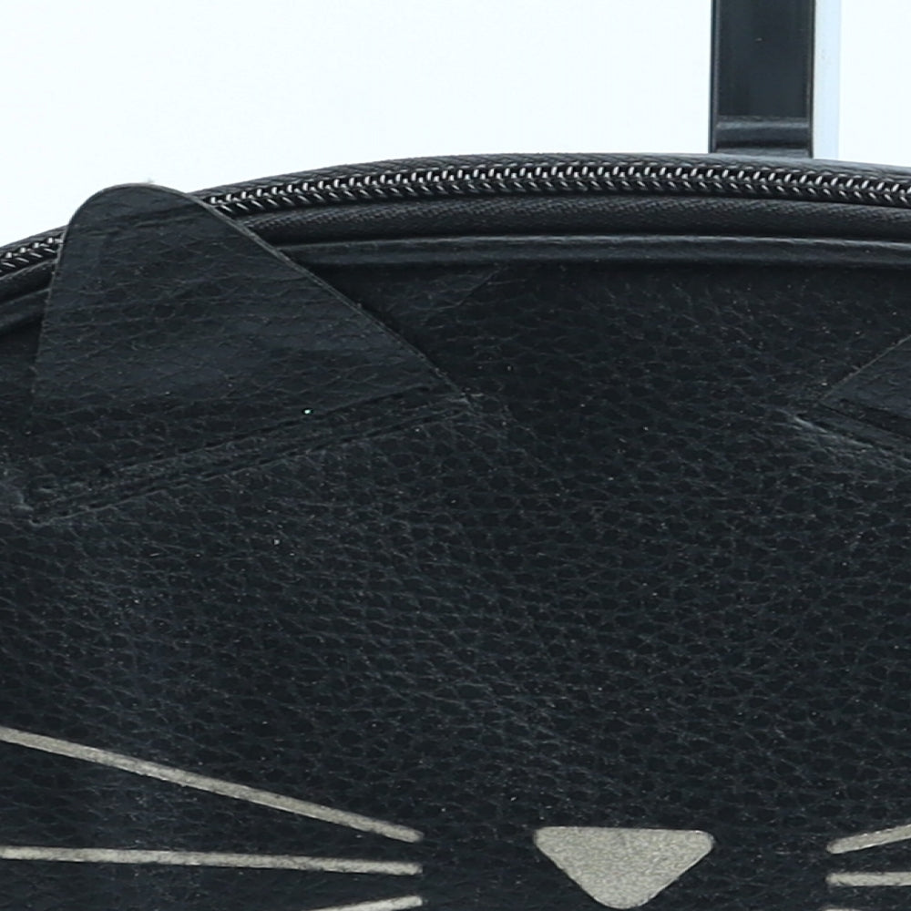 Binky & Bella Womens Black Polyurethane Clutch Size Small - Cat