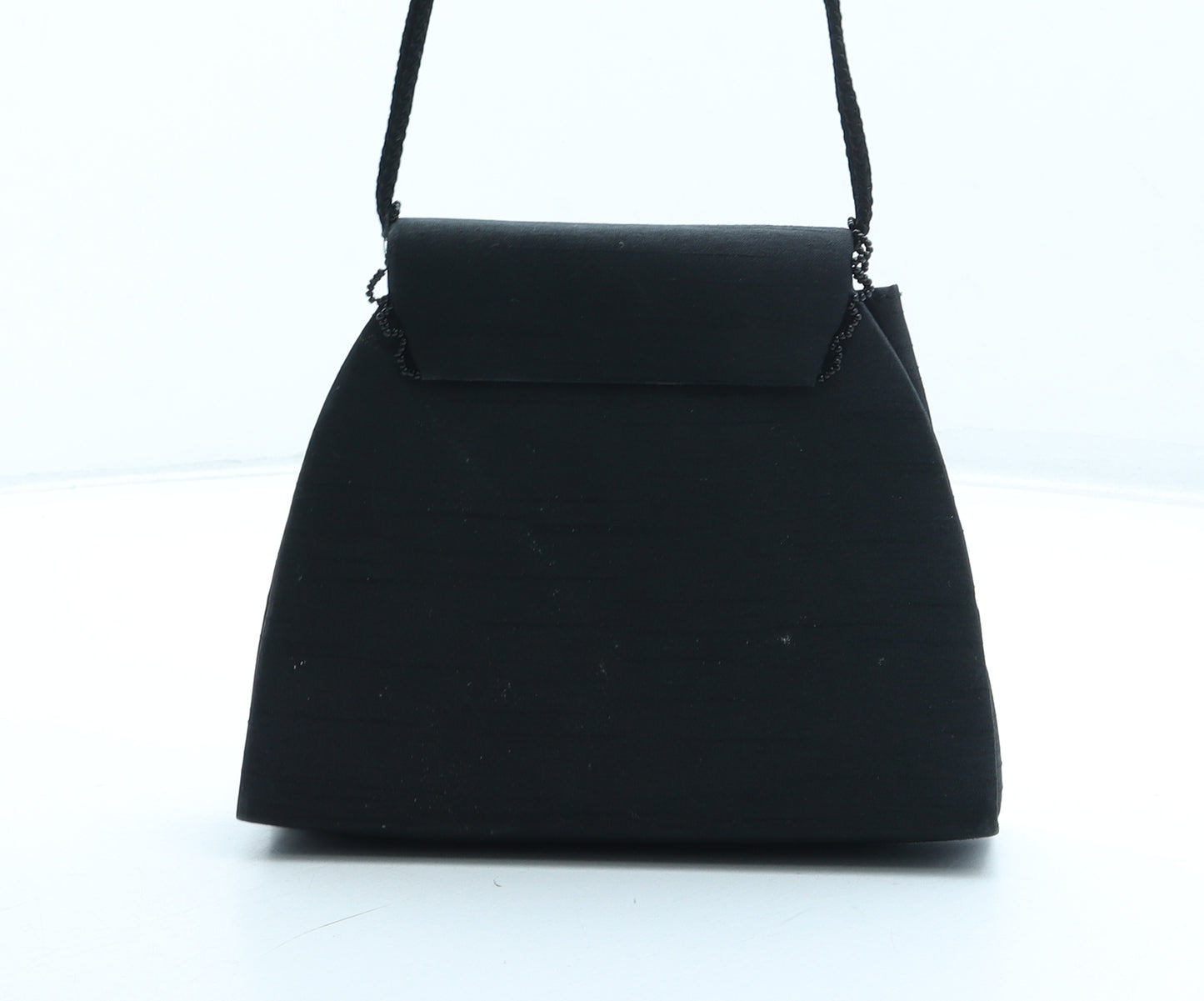 BHS Womens Black Polyester Top Handle Bag Size Small