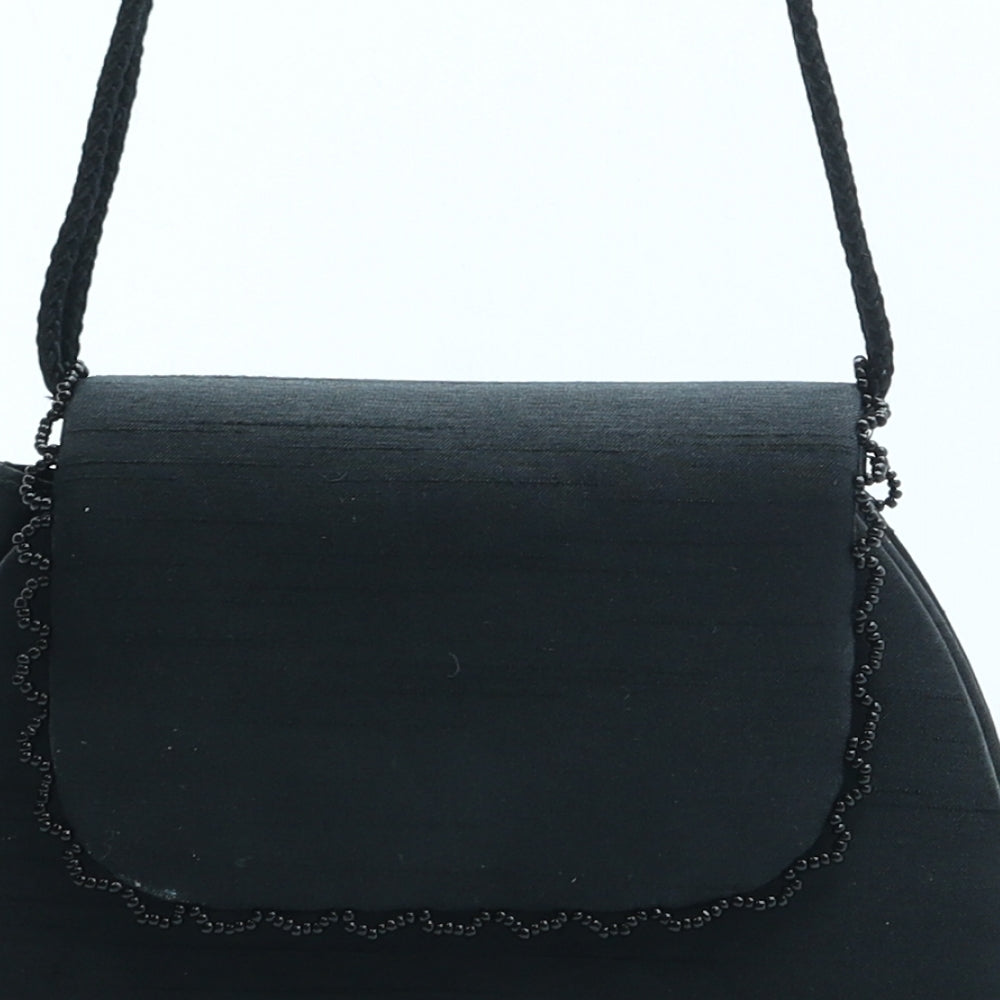 BHS Womens Black Polyester Top Handle Bag Size Small