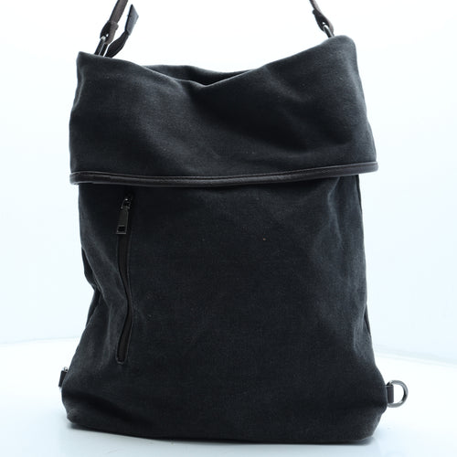 Travistar Womens Black Polyester Shoulder Bag Size Medium