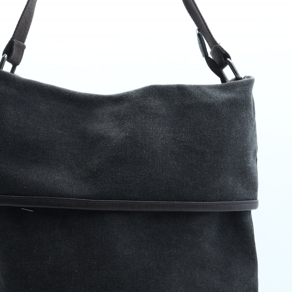 Travistar Womens Black Polyester Shoulder Bag Size Medium