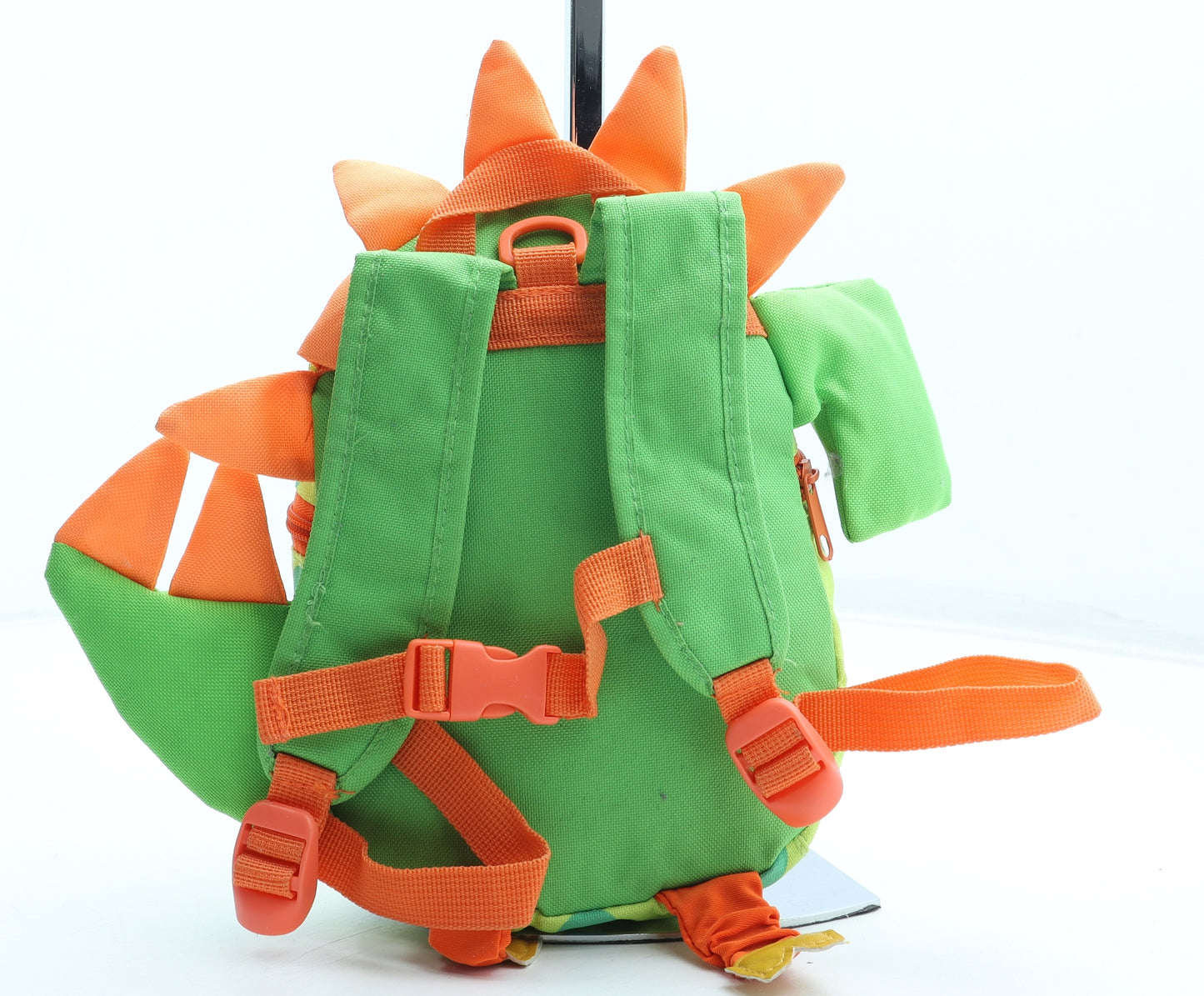 RedKite Boys Green Polka Dot Polyester Backpack Size Small Zip - Dinosaur