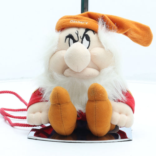 Disney Unisex Kids Multicoloured Polyester Backpack Size Small Zip - Snow White Grumpy Dwarf