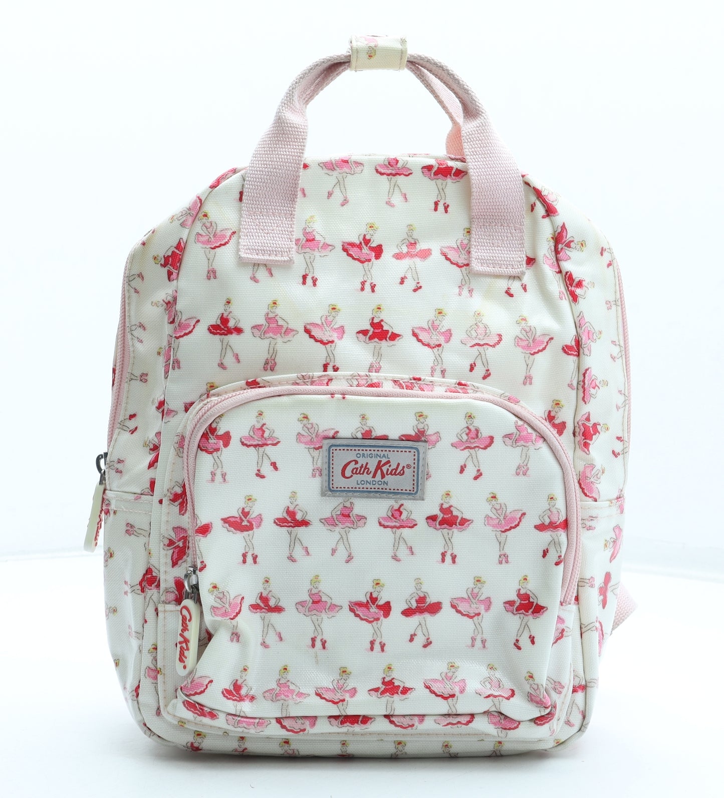 Cath Kidston Girls Multicoloured Geometric Polyester Backpack Size Small Zip - Ballerina Print