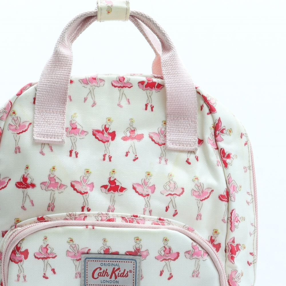 Cath Kidston Girls Multicoloured Geometric Polyester Backpack Size Small Zip - Ballerina Print