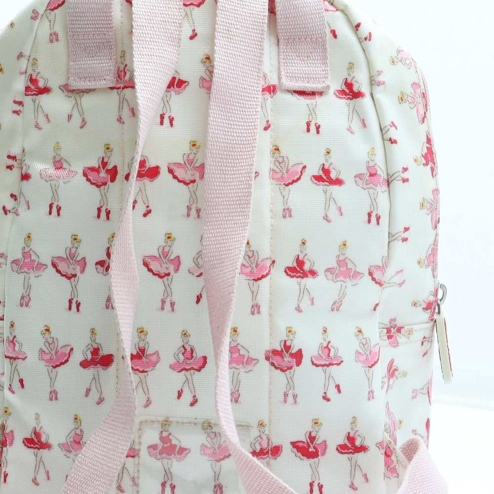 Cath Kidston Girls Multicoloured Geometric Polyester Backpack Size Small Zip - Ballerina Print